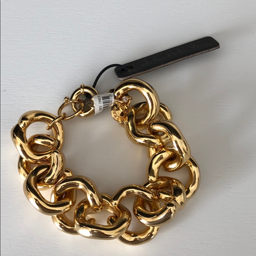 Gold chain bracelet